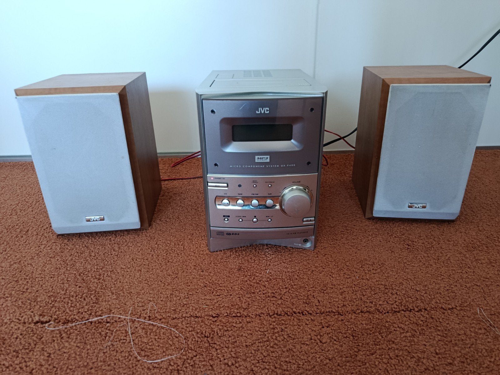 JVC Micro Component System UX-P400 met MP3 Playback, Gebruikt, JVC, Microset, Cassettedeck