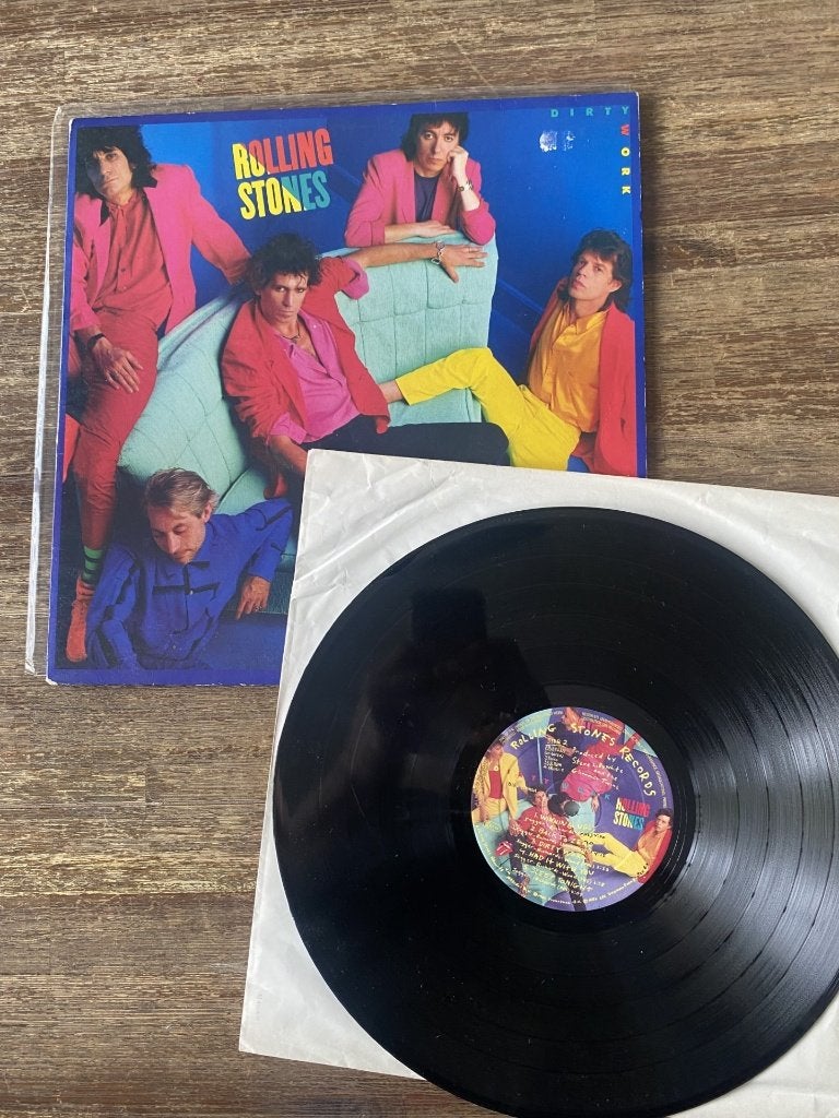 Rolling Stones – Dirty Work, LP, Ophalen of Verzenden, Zo goed als nieuw, 12 inch