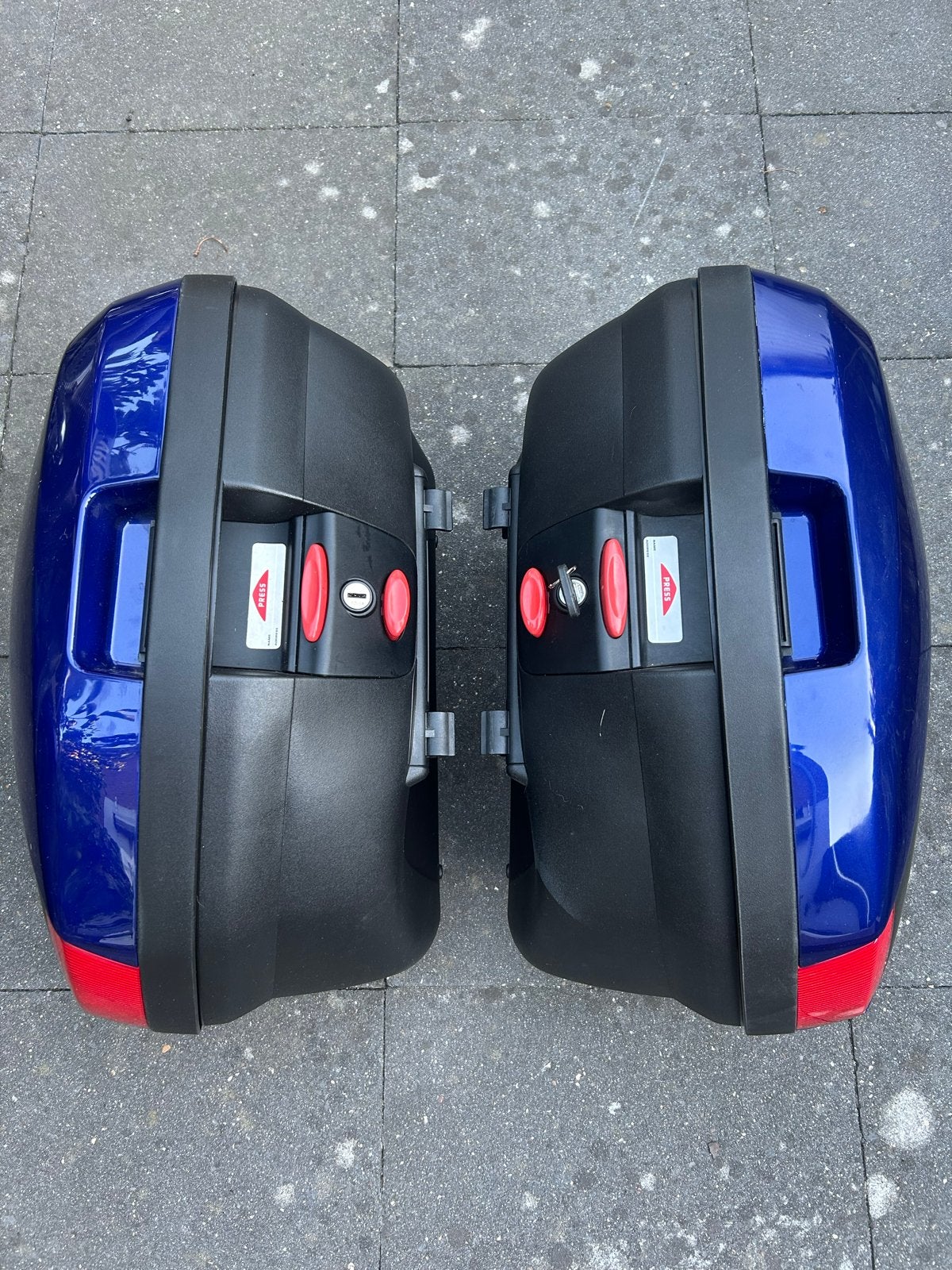 Givi Topkoffer & Zijkoffers Yamaha XJR1300 (incl. beugels), Ophalen, Gebruikt