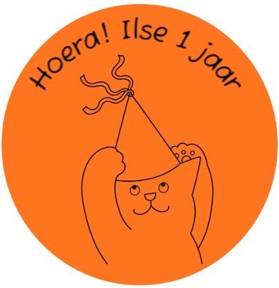 Gepersonaliseerde traktatie stickers - Rond, Ophalen of Verzenden, Nieuw, Meerdere stickers