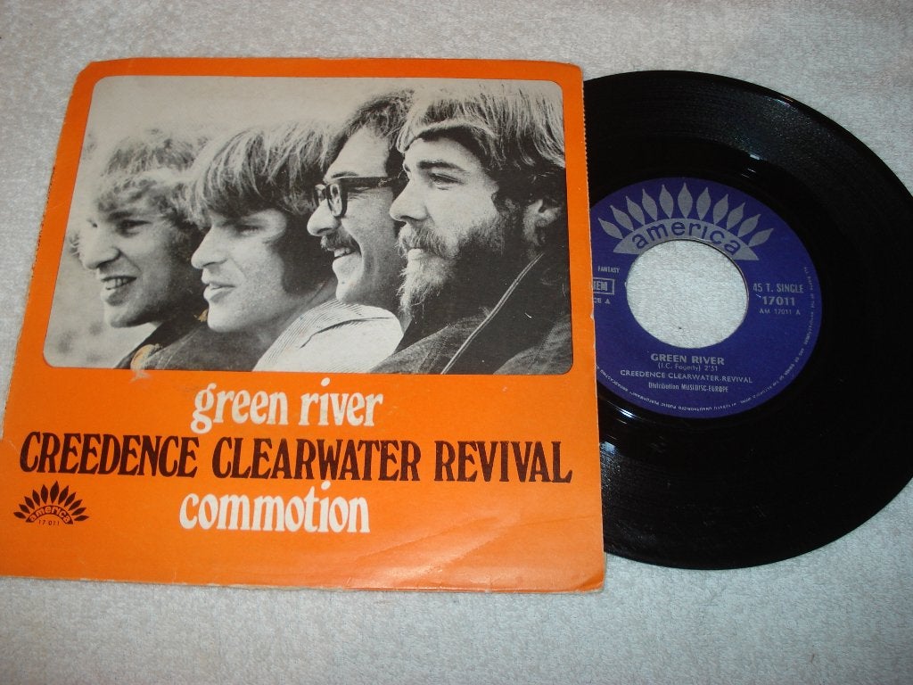 Creedence Clearwater Revival  Green River  Commotion France, Fotohoes, Ophalen of Verzenden, Gebruikt, Pop