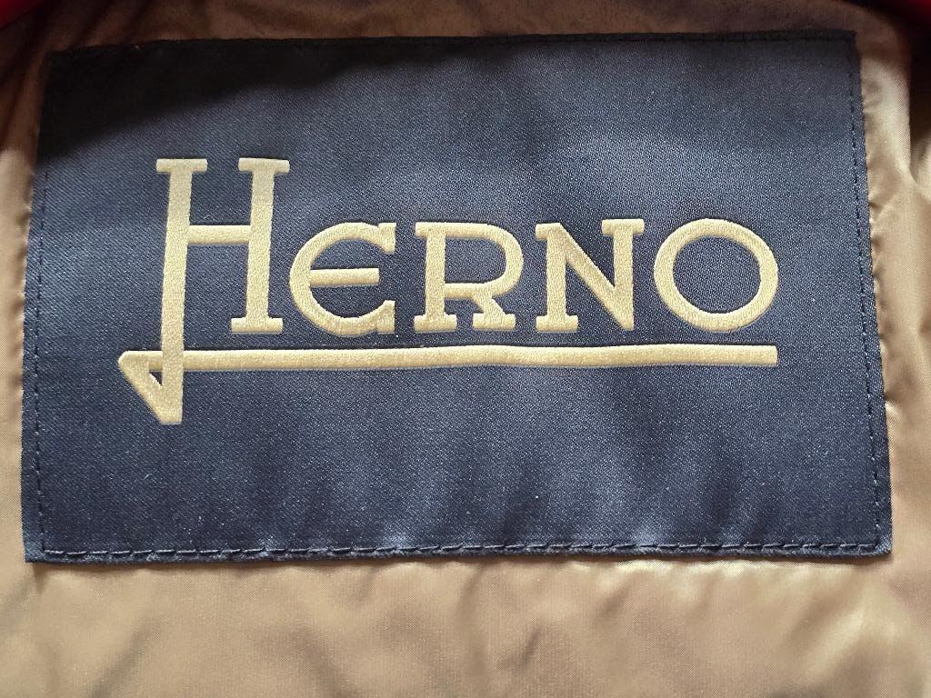 HERNO Heren jas met Beige kleur maat 48, Herno, Beige, Zo goed als nieuw, Verzenden