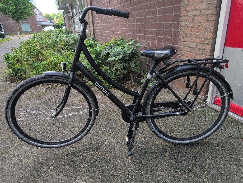 Bimas dames fiets, Fietsen en Brommers, Terugtraprem, Versnellingen, Zo goed als nieuw, 50 tot 53 cm