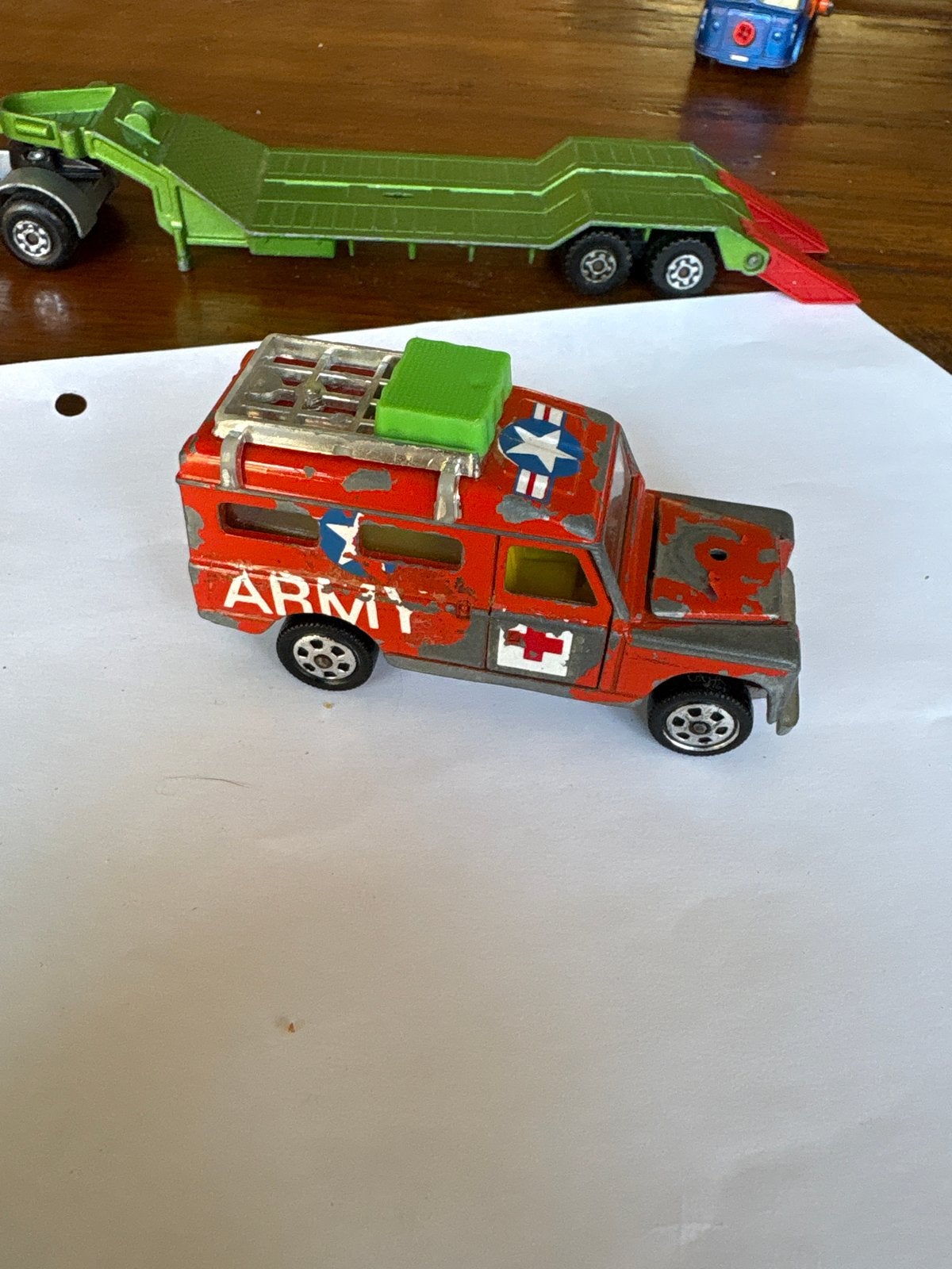 Vintage Matchbox Army Ambulance Speelgoedauto, Ophalen