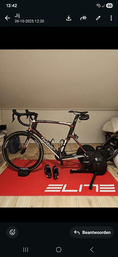 Elite Suito T trainer met mat., Sport en Fitness, Verzenden, Gebruikt, Overige typen