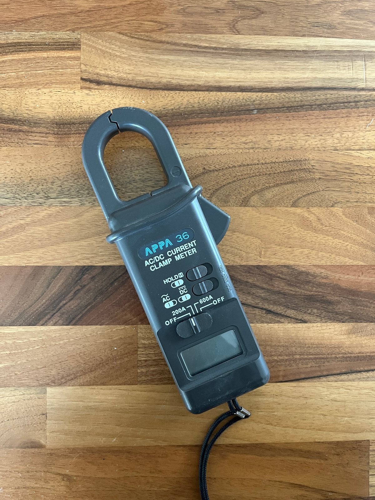APPAR 36 AC/DC Stroomtangmeter, Ophalen of Verzenden, Gebruikt, Multimeter