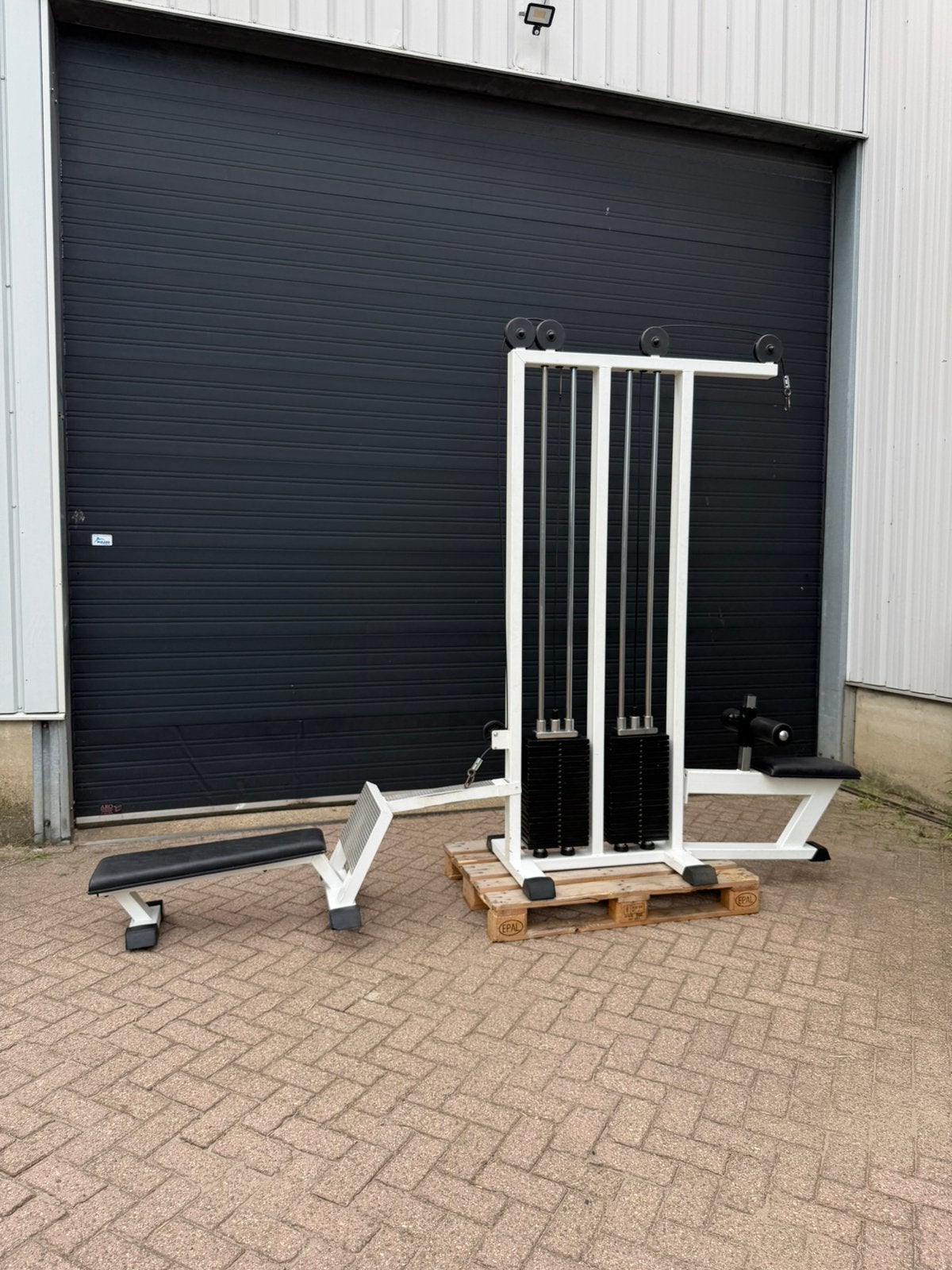 Combinatie Apparaat , Lat pulley en Row apparaat