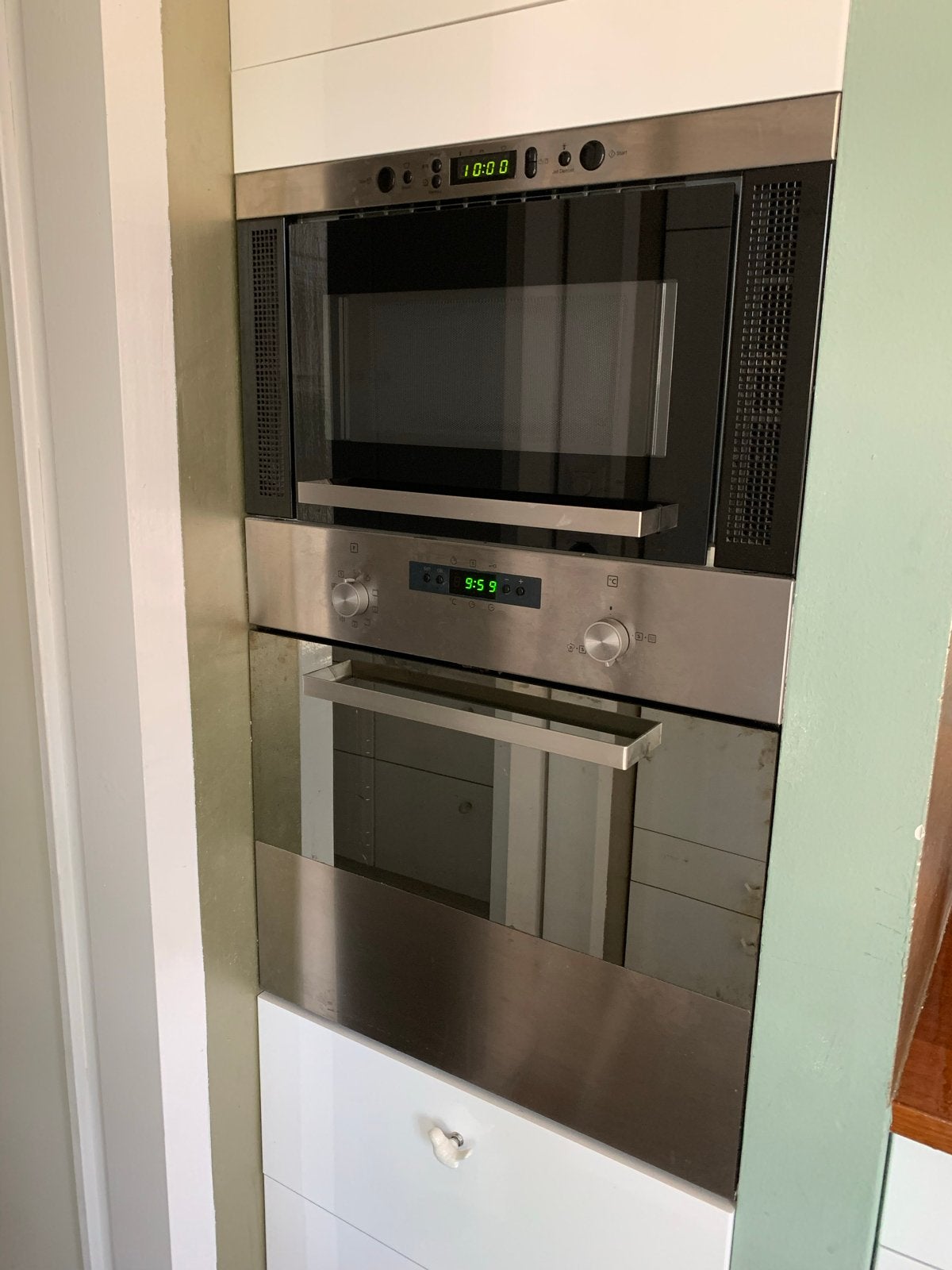Ikea Framtid hete lucht oven en Ikea Framtid magnetron, Witgoed en Apparatuur, Ovens, Ophalen, Gebruikt, Combi-oven, Inbouw