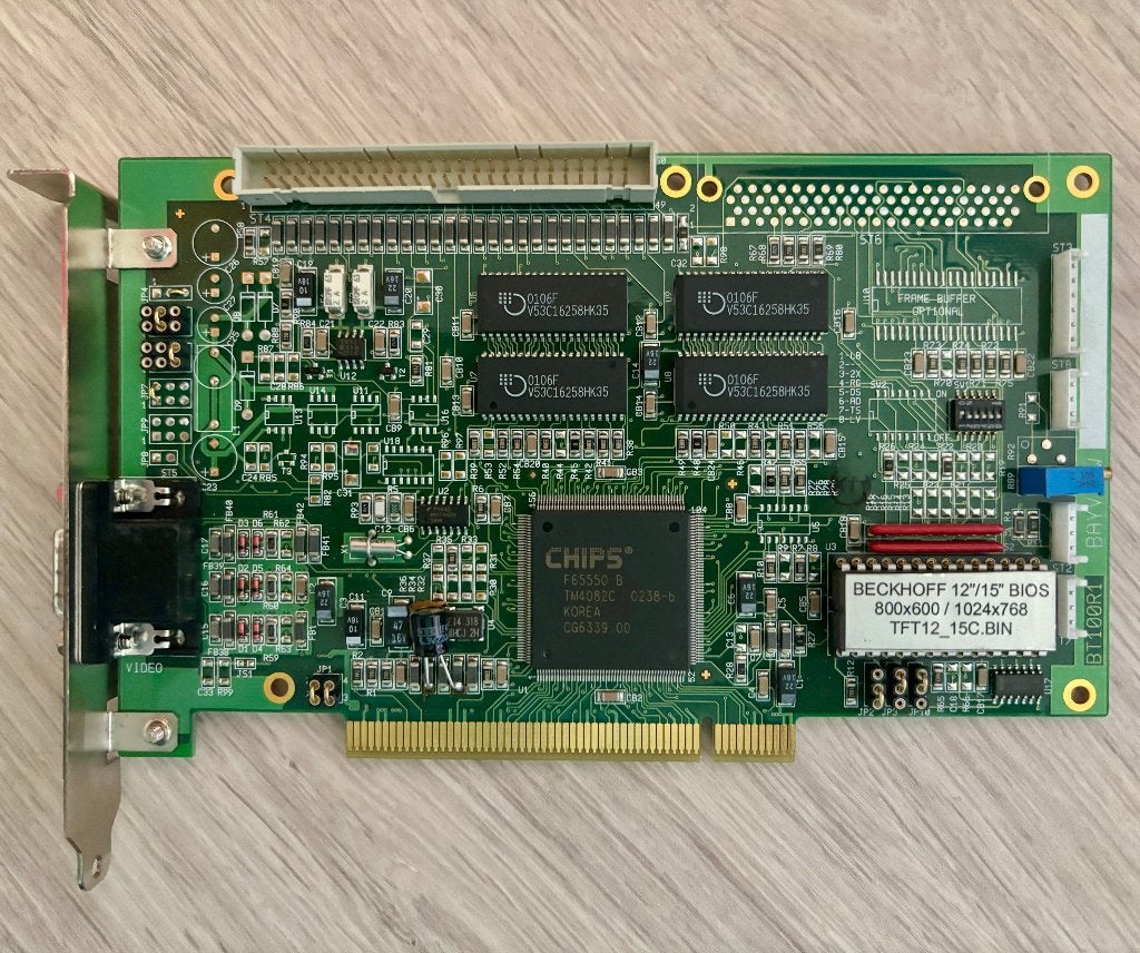 BECKHOFF - BAYTEK - PCI VGA Card - BT100R1, Ophalen of Verzenden, Gebruikt