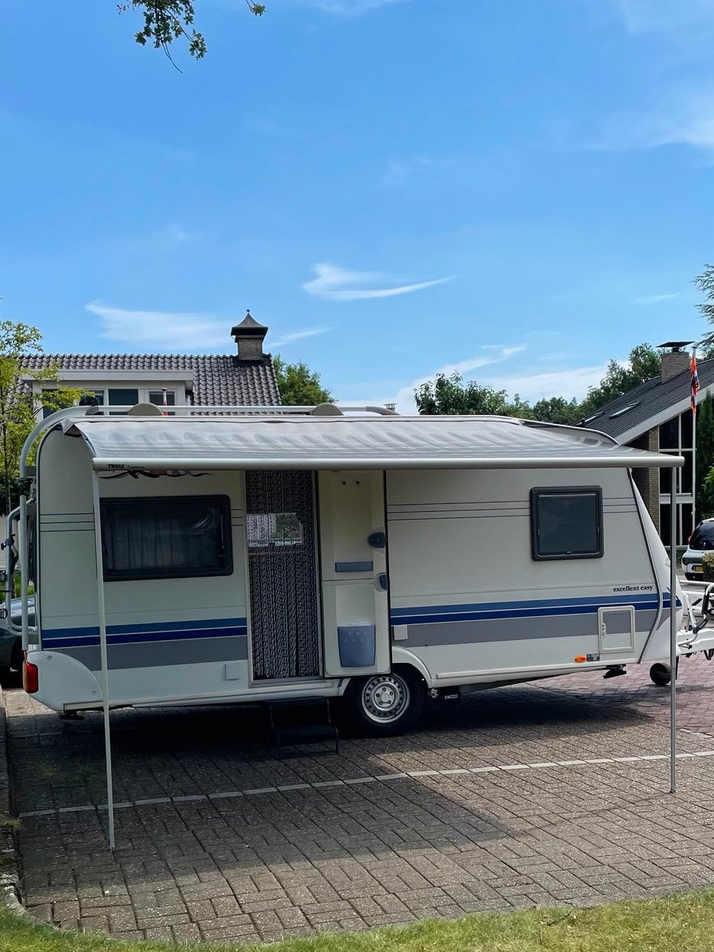 Hobby Excellent Easy 460 UFE VOL AUTOM. MOVER, FRANS BED etc, Caravans en Kamperen, Luifel, Hobby, Particulier, Tot en met 4