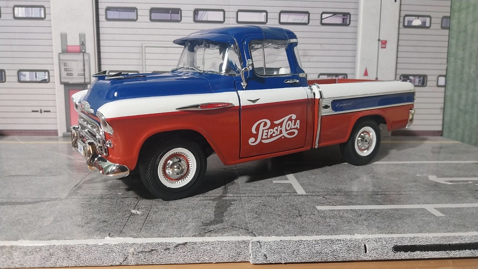 1957 Chevrolet apache pepsi cola, Ophalen of Verzenden, Nieuw, Auto, Overige merken