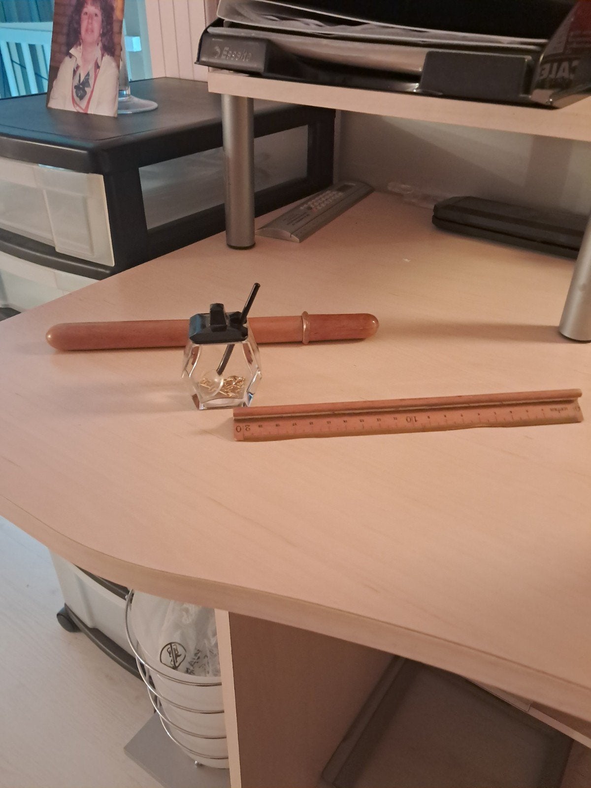 oud inkt  potje, Ophalen