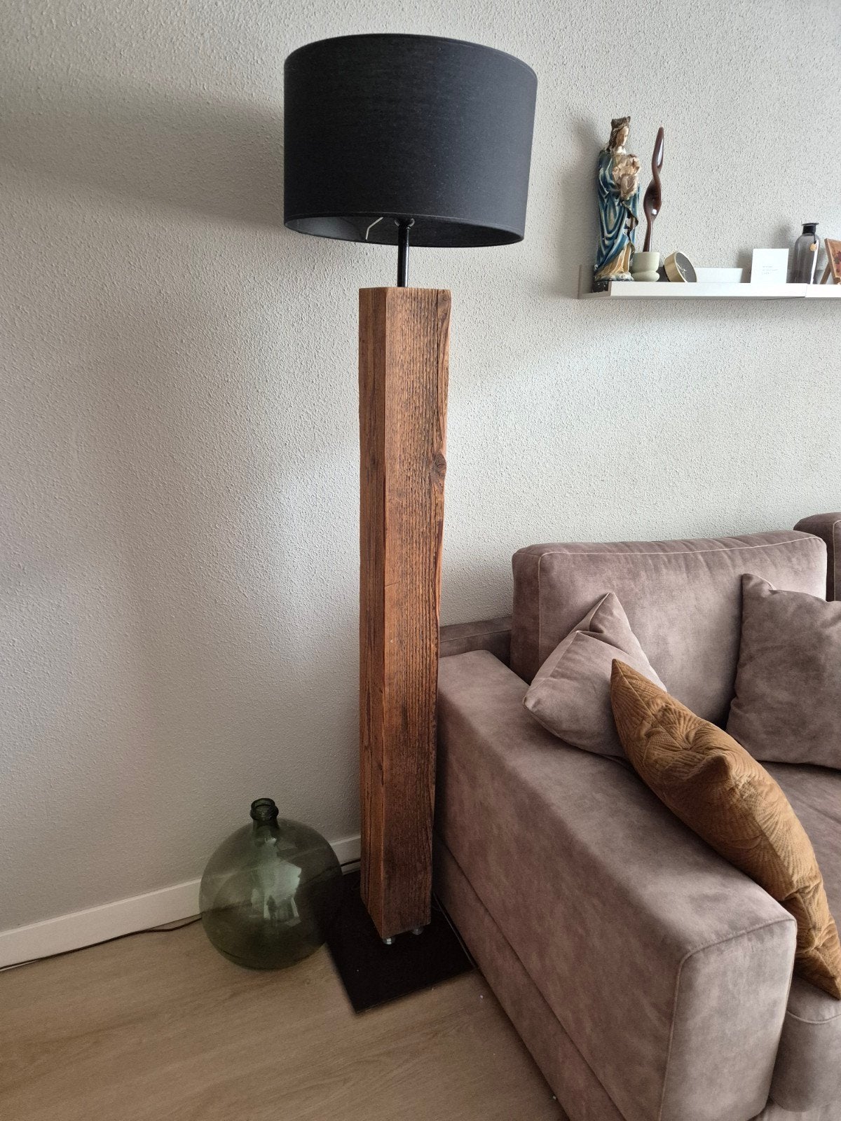 Gave boomstam lamp, Ophalen, Hout, 150 tot 200 cm