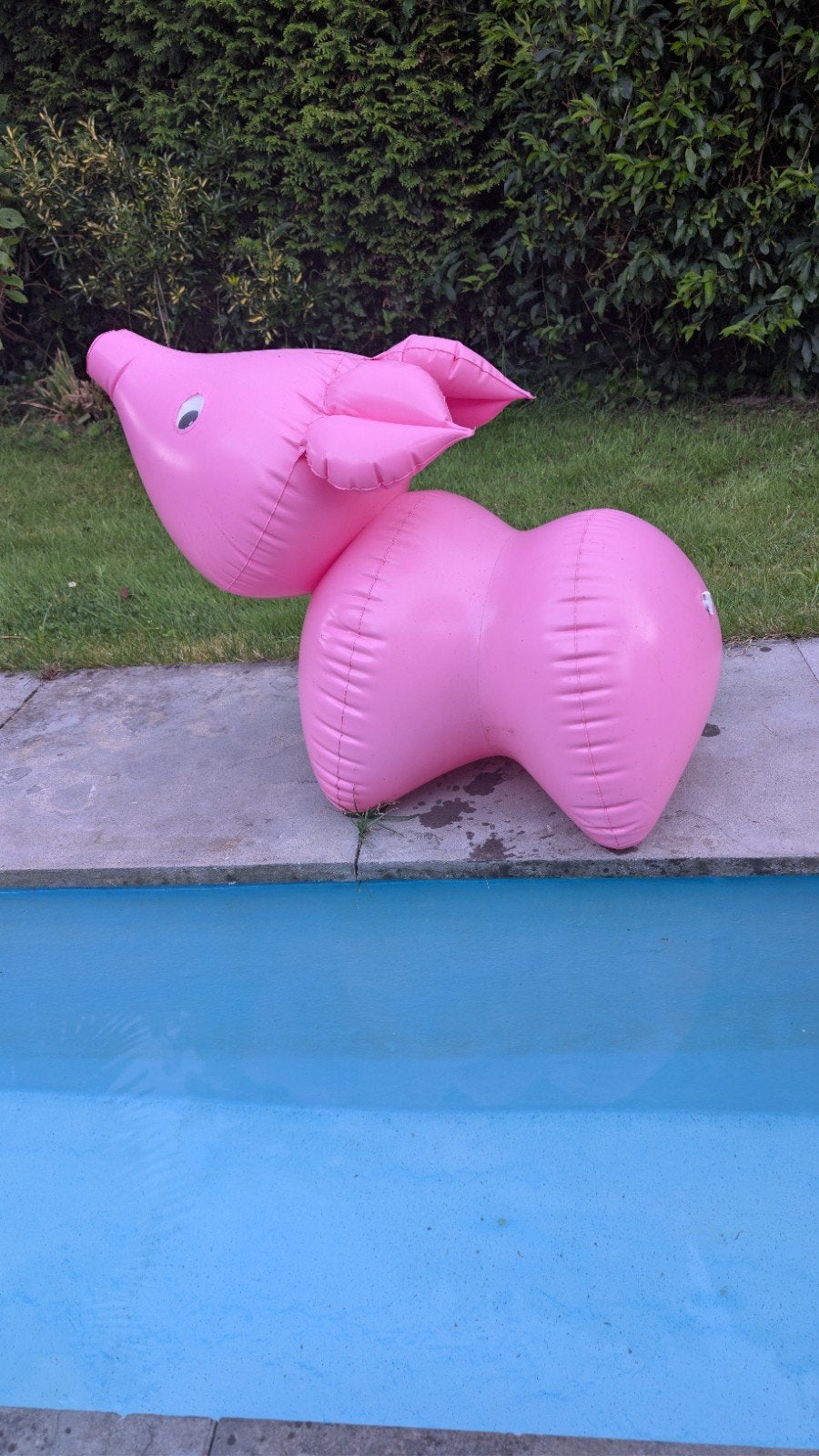 Retro Pink Piggy voor zwembad of decoratie (1975), Kinderen en Baby's, Speelgoed | Buiten | Opblaasfiguren, Nieuw, Ophalen of Verzenden