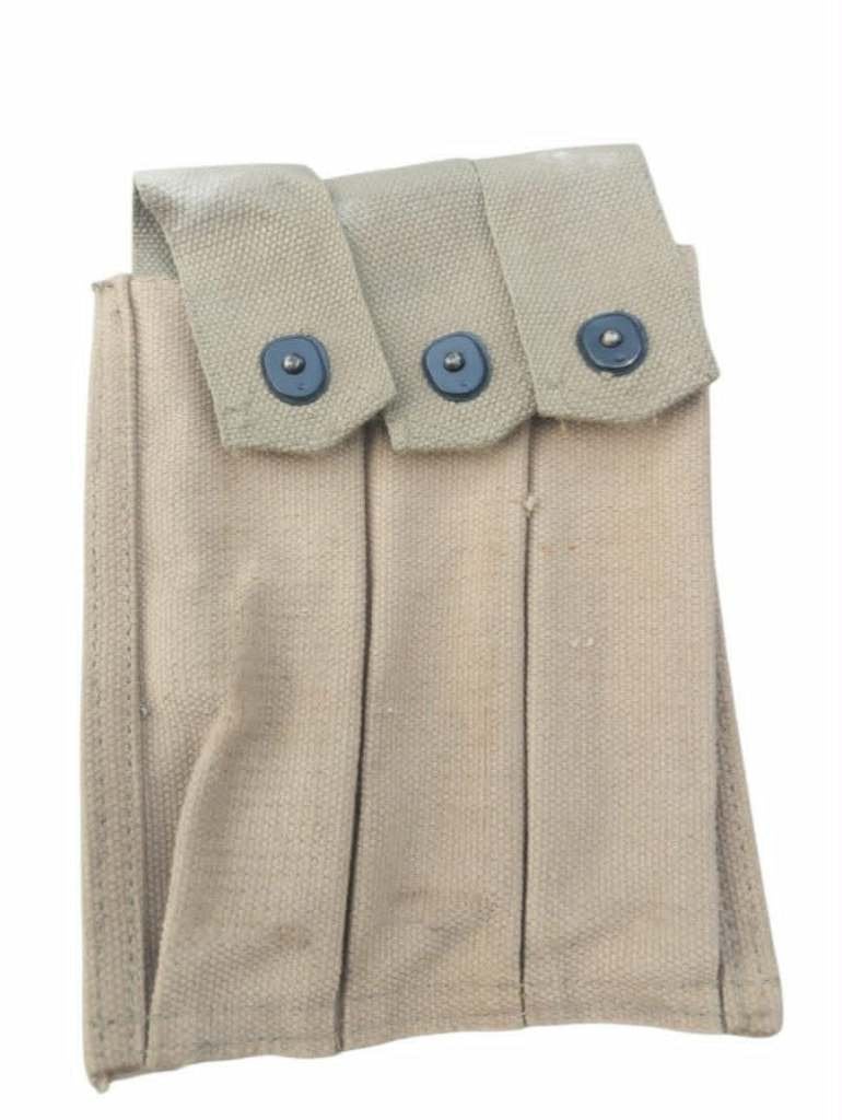 US WO2 USMC Thompson/Grease gun ammo pouch, Ophalen of Verzenden, Landmacht, Amerika, Overige typen