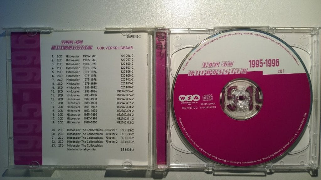 Top 40 Hitdossier 1995-1996, Ophalen of Verzenden, Zo goed als nieuw, Pop, Album