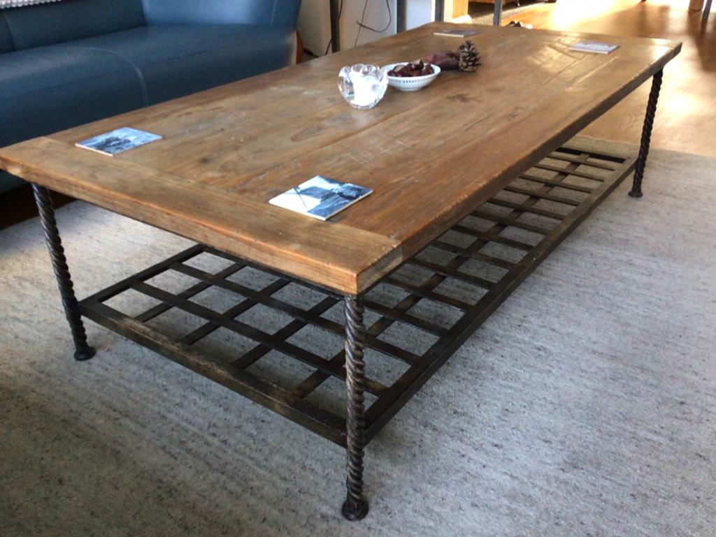 Salontafel teak, Ophalen, Rechthoekig, 100 tot 150 cm, 50 tot 100 cm