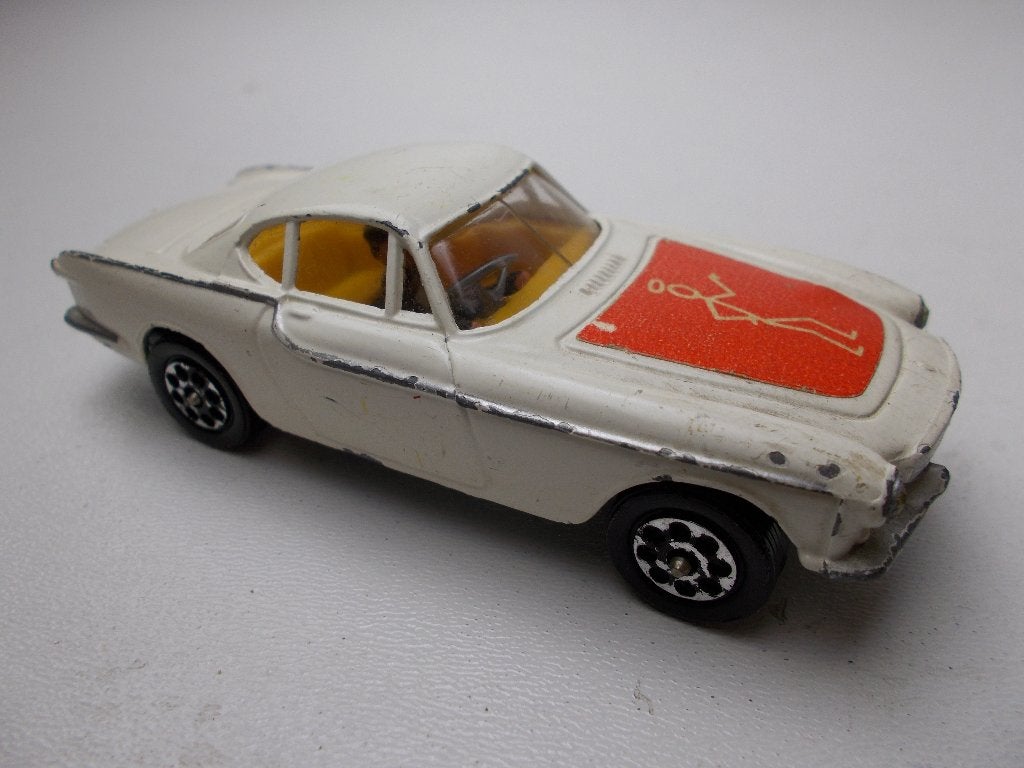 1970 Corgi Toys Whizzwheels 201 THE SAINT VOLVO P1800 Oranje, Ophalen of Verzenden, Zo goed als nieuw, Auto, Corgi
