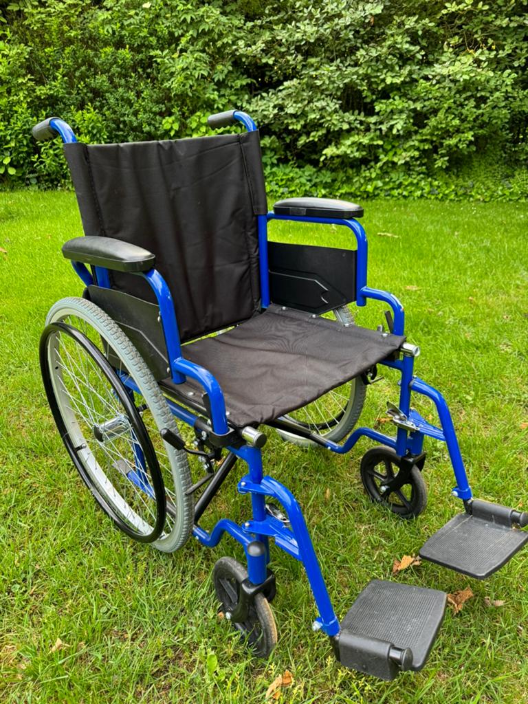 Rolstoel lichtgewicht harde banden, Diversen, Rolstoelen, Ophalen, Inklapbaar, Gebruikt, Handbewogen rolstoel