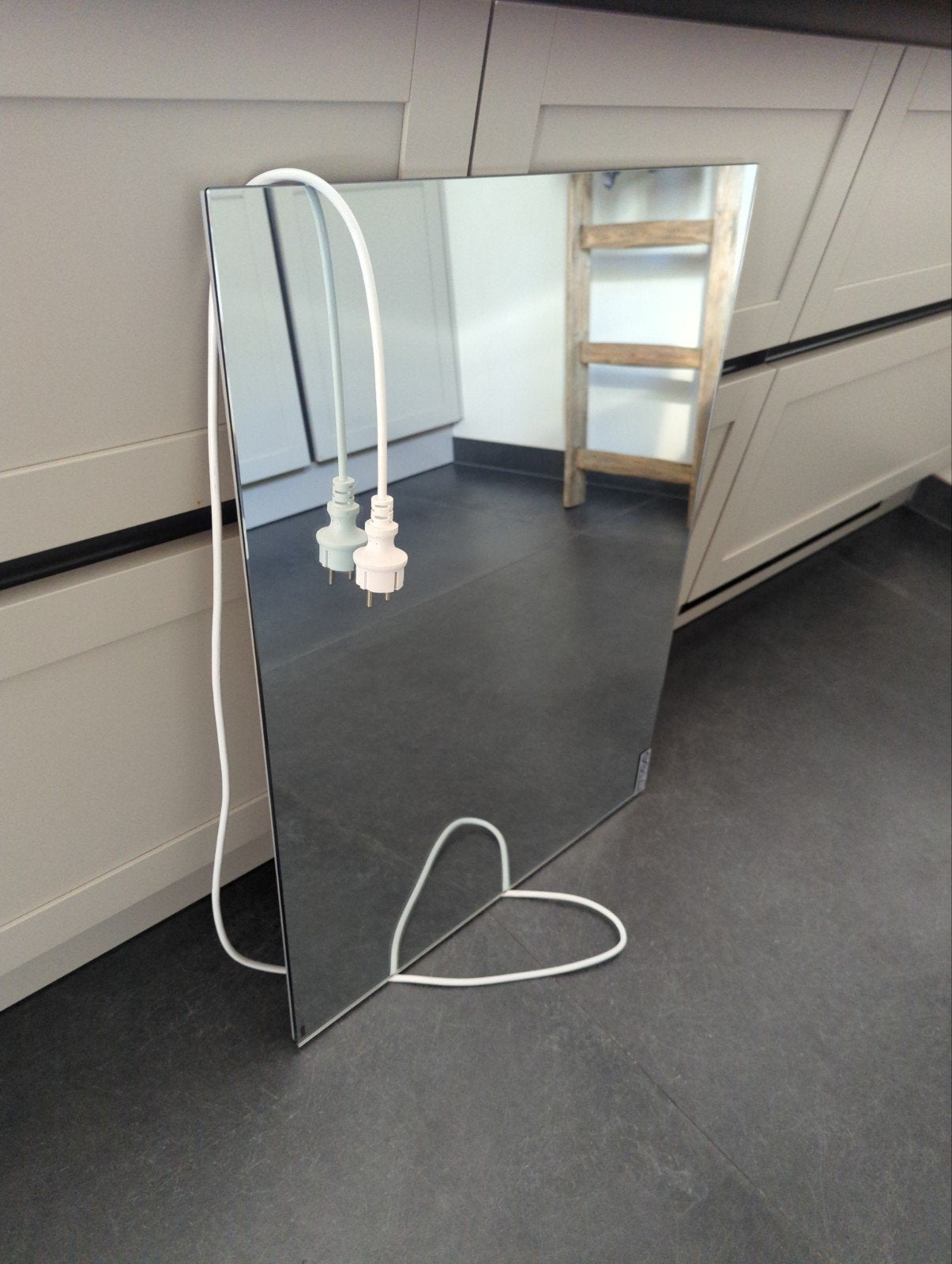 Infrarood verwarmingsspiegel 60x40 cm, 450W, Ophalen
