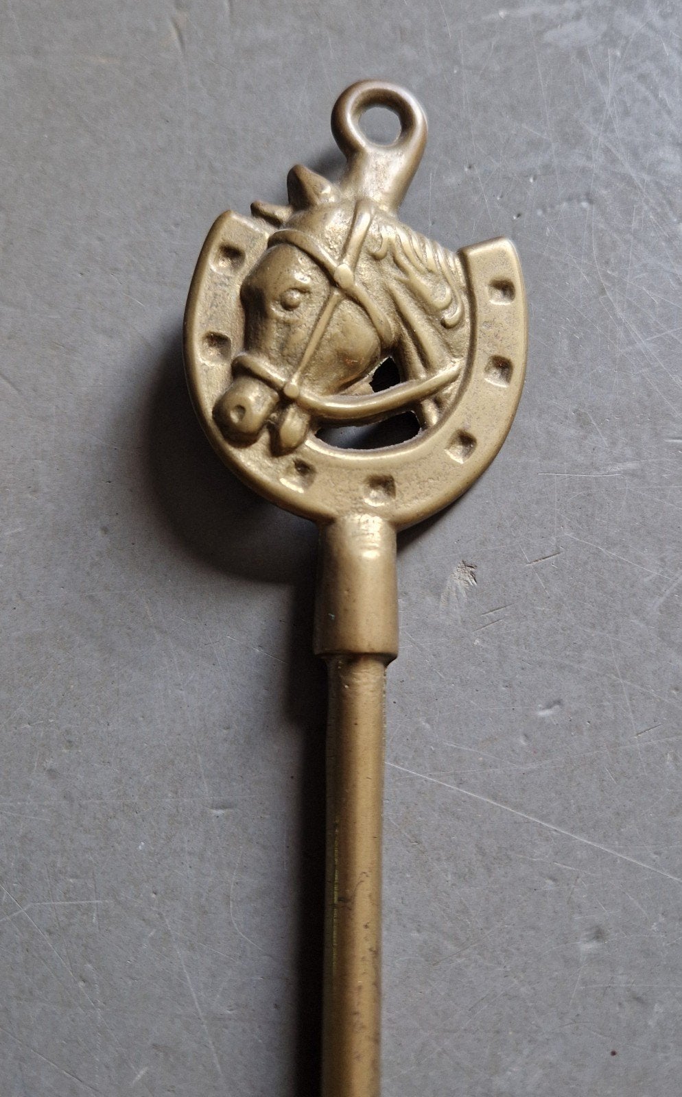 Schoenlepel messing paard, Ophalen of Verzenden