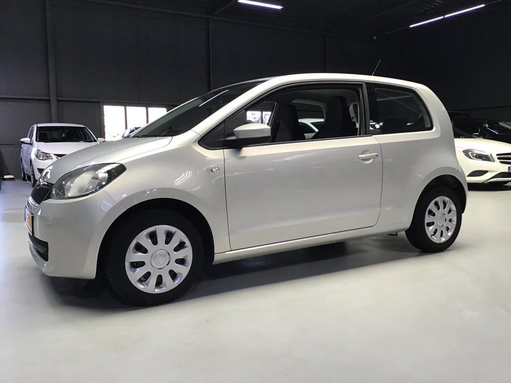 Skoda CITIGO 1.0 Greentech Ambition I Navi I Airco I New Apk, Auto's, Voorwielaandrijving, Euro 5, Stof, Gebruikt