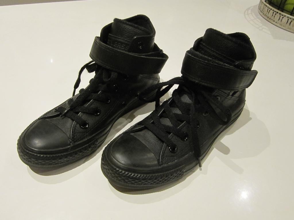 Converse All Star halfhoge leren schoenen maat 36., Jongen of Meisje, Schoenen, Ophalen of Verzenden, Zo goed als nieuw