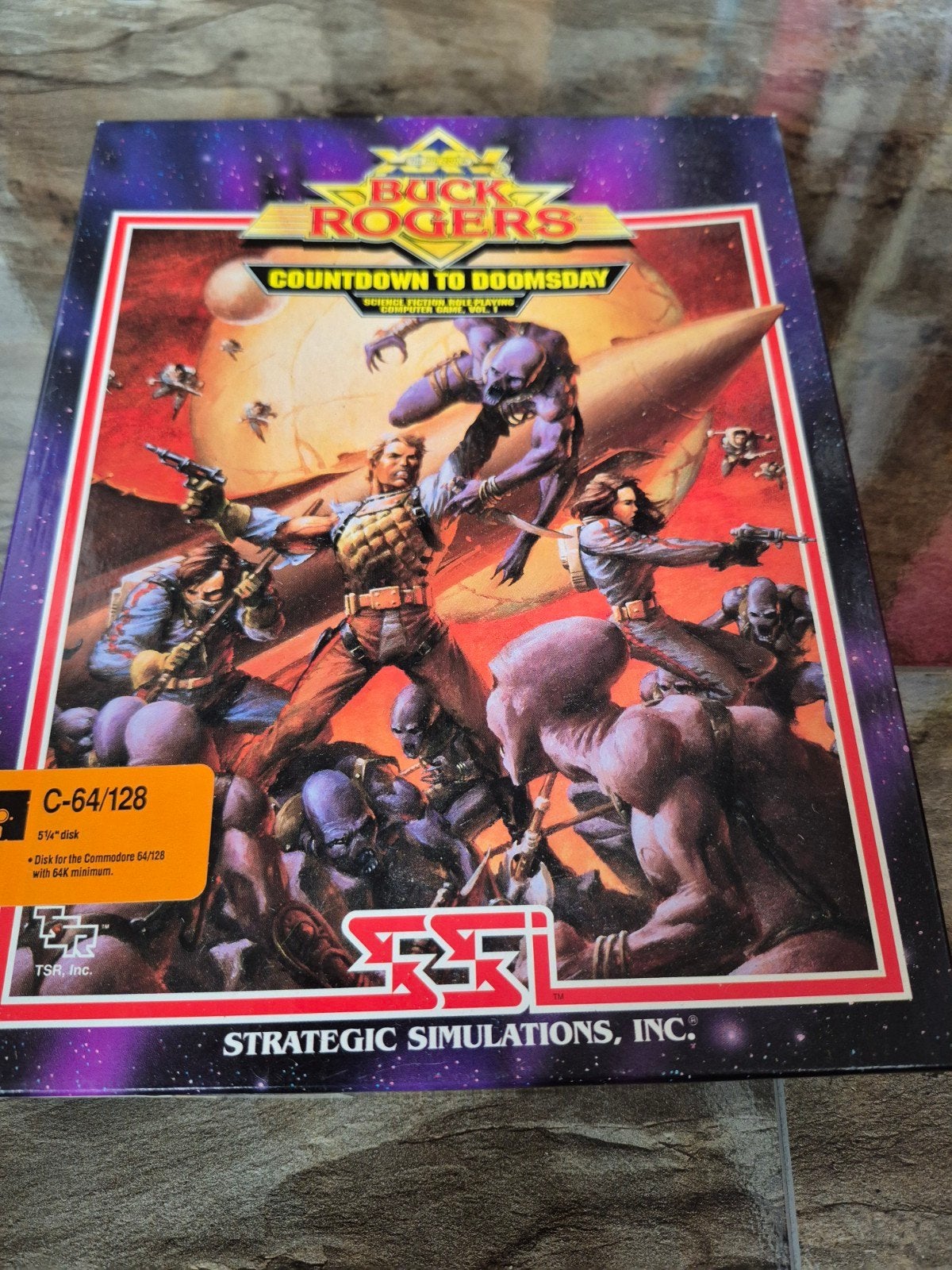 Buck Rogers: Countdown to Doomsday C-64/128 3 disk, Gebruikt, 1 speler, Ophalen of Verzenden, Role Playing Game (Rpg)