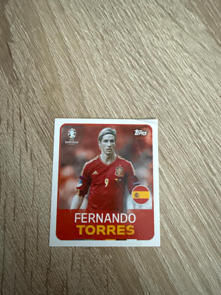 Fernando Torres Topps EURO 2024 Spelerskaart Spanje, Ophalen, Zo goed als nieuw, Buitenlandse clubs, Spelerskaart