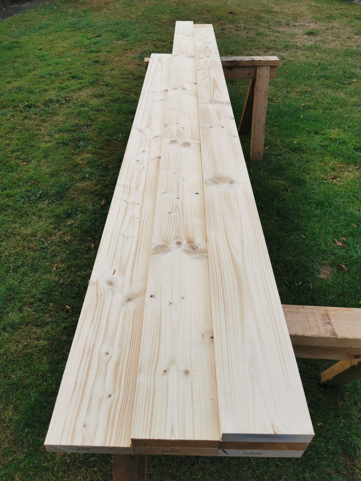 Partij Vuren Houten Planken / Balken 30x140x2400/2800/3300, Ophalen, Balk, Vuren, 50 mm of meer