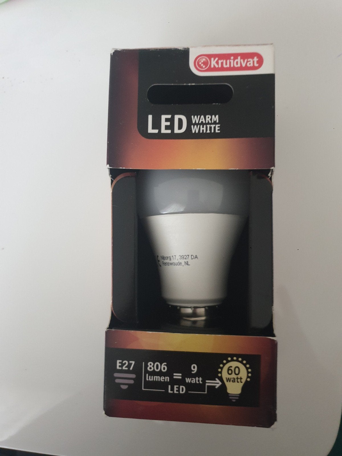 LED LAMP  NIEUW, Ophalen, Zo goed als nieuw, Batterij
