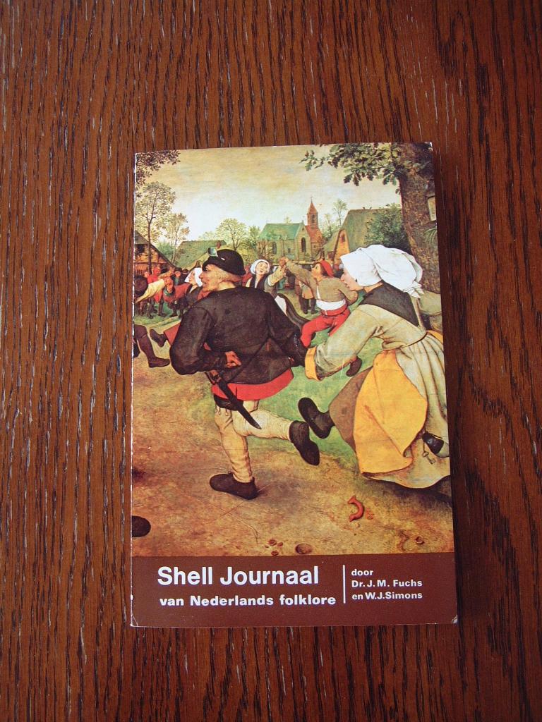 Netjes oud shell journaal van Nederlandse Folklore, Boeken, Ophalen of Verzenden, Gelezen