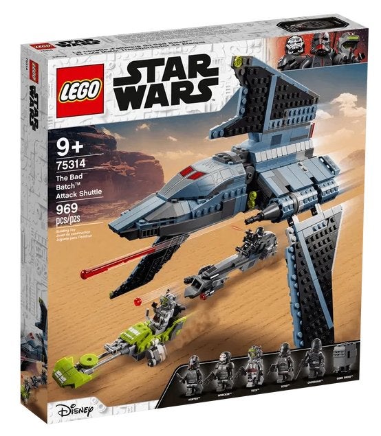 Lego Star Wars The Bad batch aanvalsshuttle (75314) NIEUW, Star Wars, Nieuw, Ophalen of Verzenden, Complete set