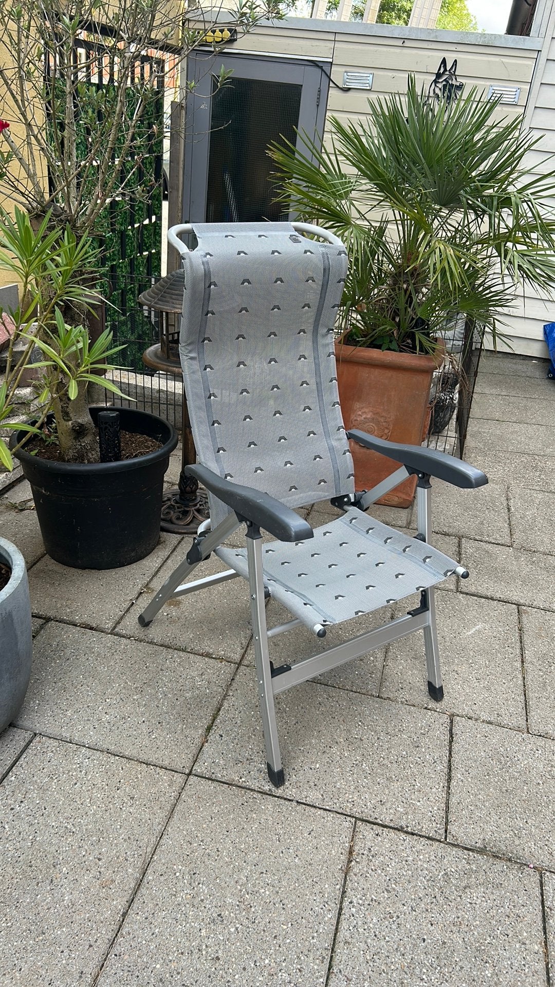 Campingstoel Human Nature aluminium, Ophalen, Zo goed als nieuw, Campingstoel