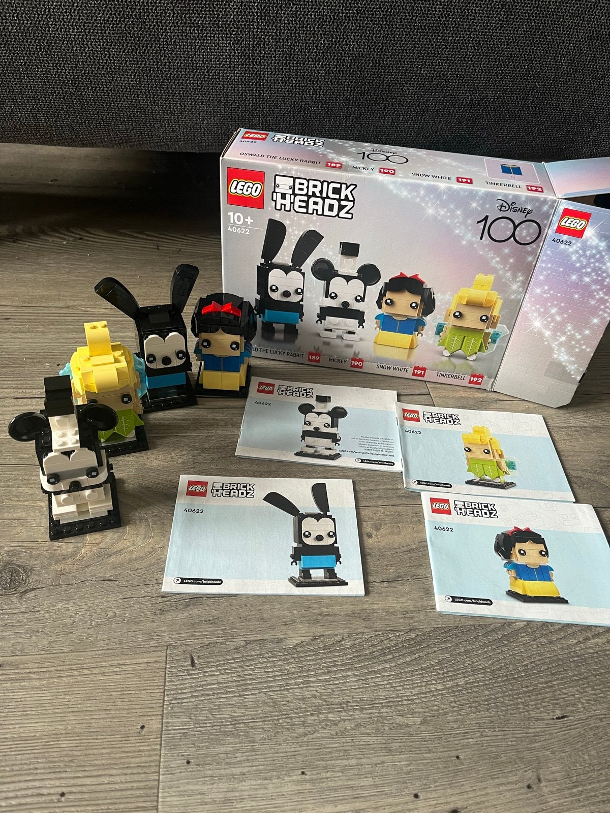 Lego BrickHeadz Disney 100 (40622) - Compleet met doos, Gebruikt, Lego, Ophalen of Verzenden, Compleet
