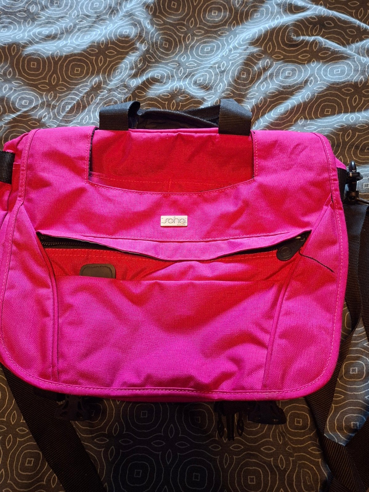 Roze schoudertas / laptoptas van Sohe, Ophalen of Verzenden, Gebruikt, Roze, Overige merken