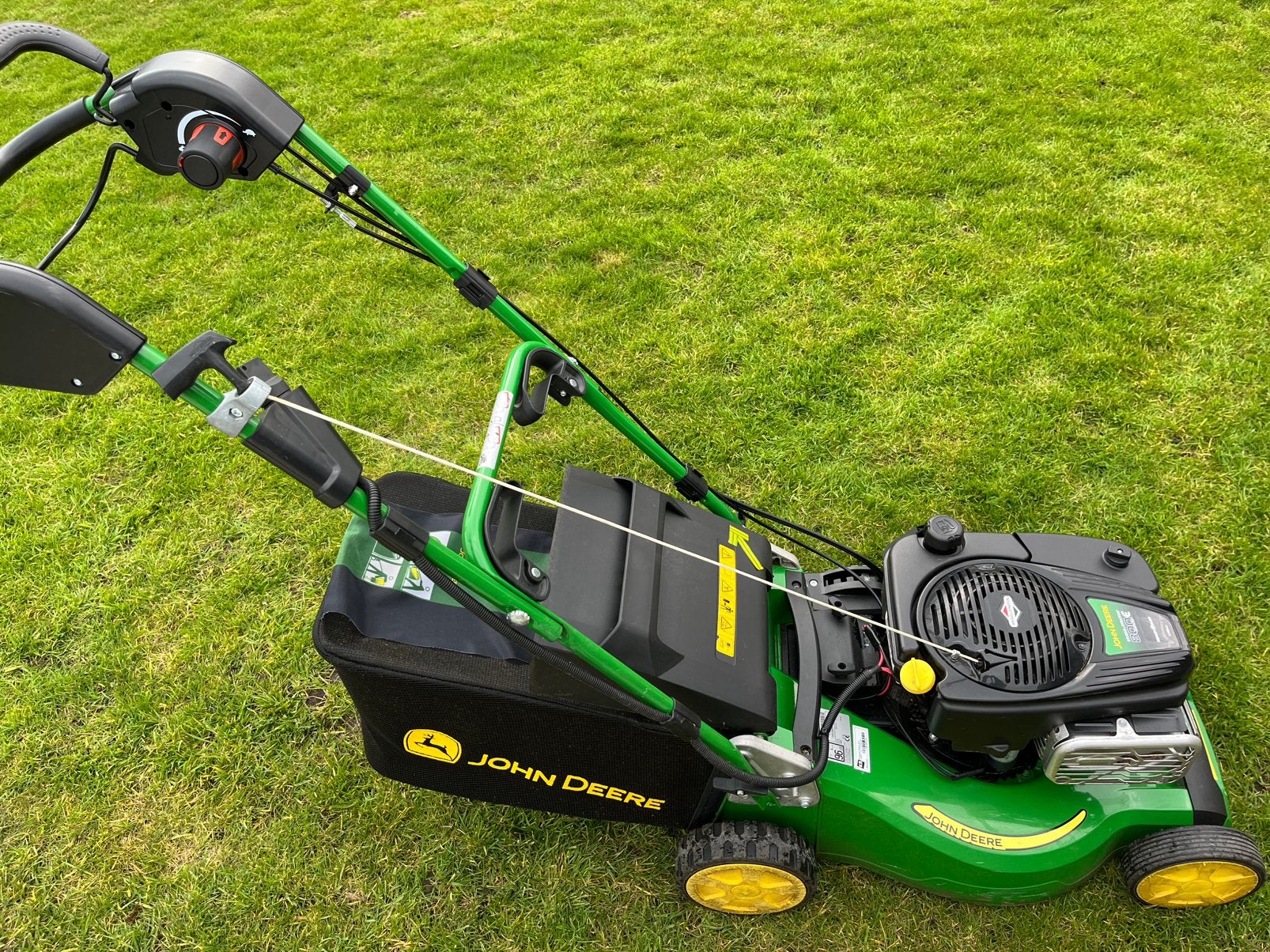 John Deere grasmaaier, Ophalen, Zo goed als nieuw, Opvangzak