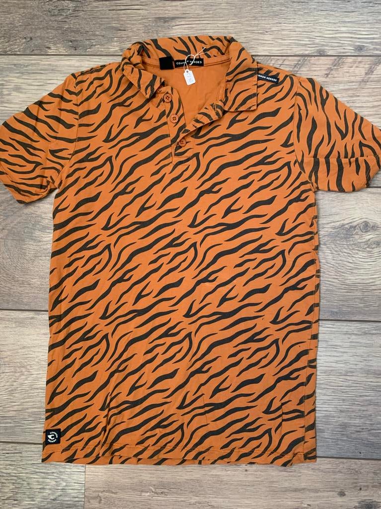 Stoer Common Heroes shirt met tijgerprint - Maat 146/152, Ophalen of Verzenden, Zo goed als nieuw, Jongen, Shirt of Longsleeve