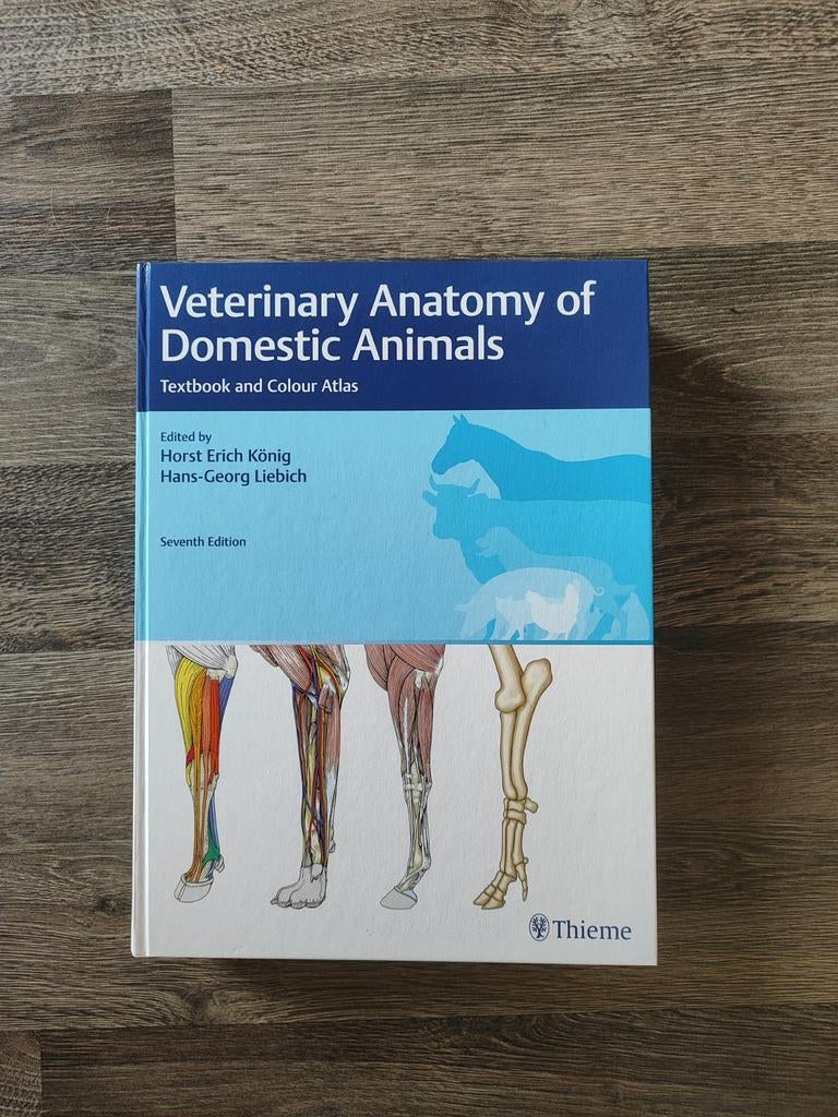 Veterinary Anatomy of Domestic Animals - 7e editie, Boeken, Horst Erich König, Hans-Georg Liebich, Ophalen of Verzenden, Beta