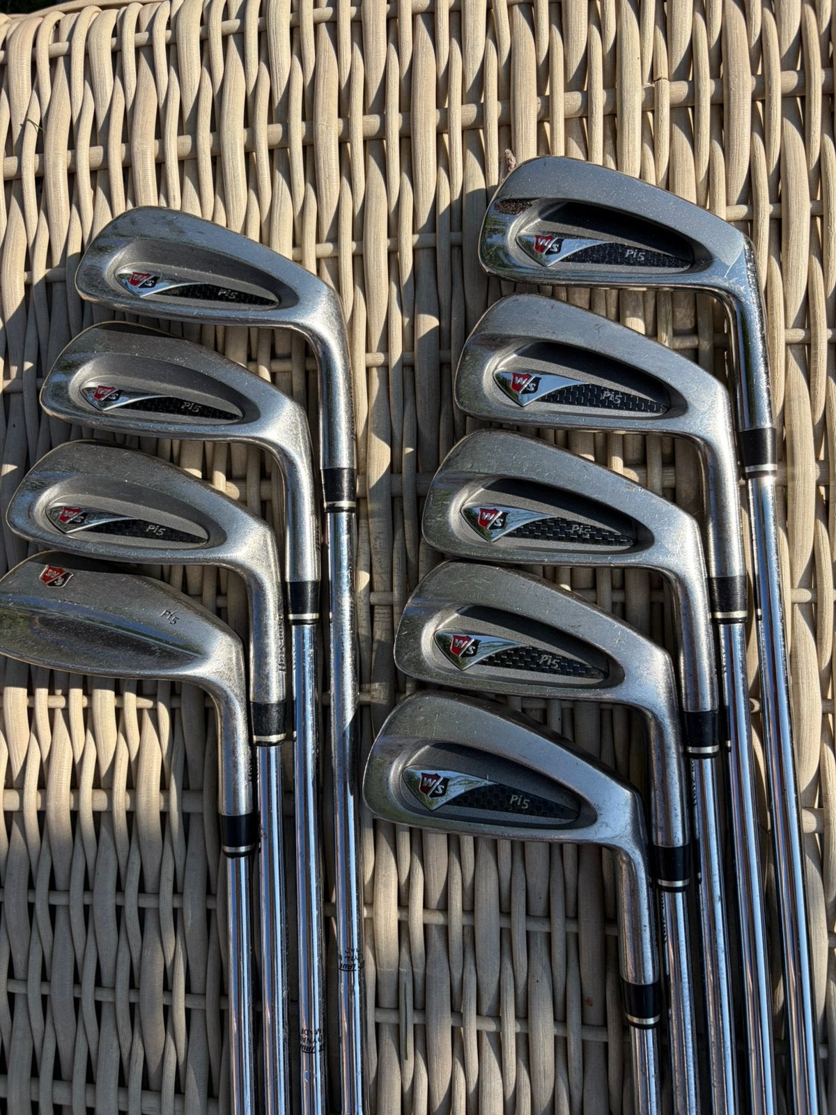 Wilson Staff Pi5 golfset 3-S | Stiff flex | Nieuwe gripkeus!, Ophalen, Gebruikt, Set, Overige merken