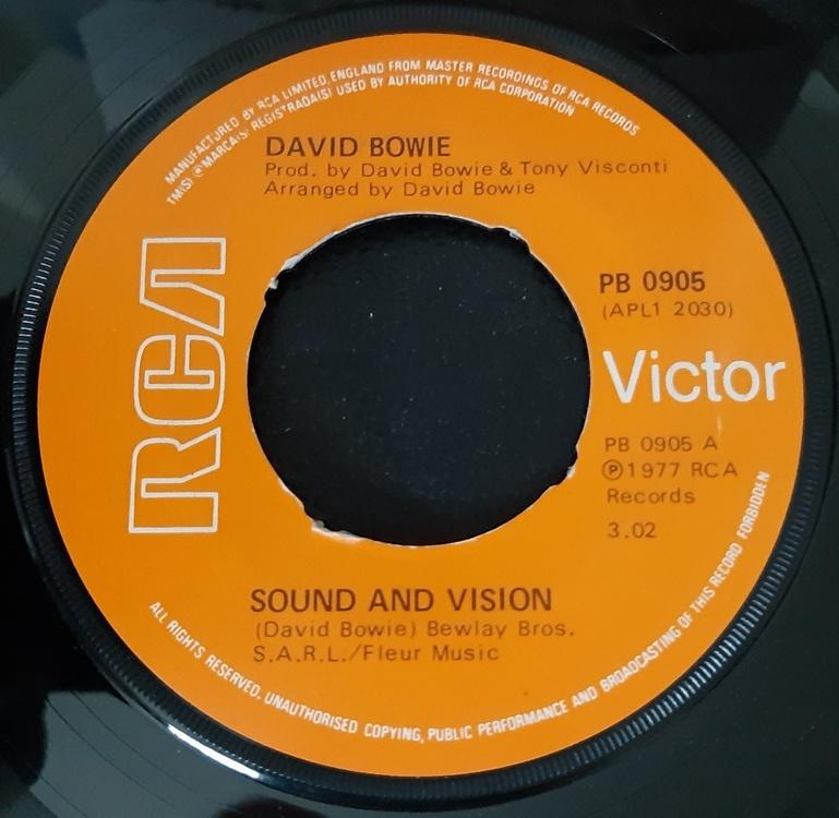 David Bowie – Sound And Vision, Cd's en Dvd's, Vinyl Singles, Gebruikt, Pop, Beschermende buitenhoes, Originele persing, Verzenden