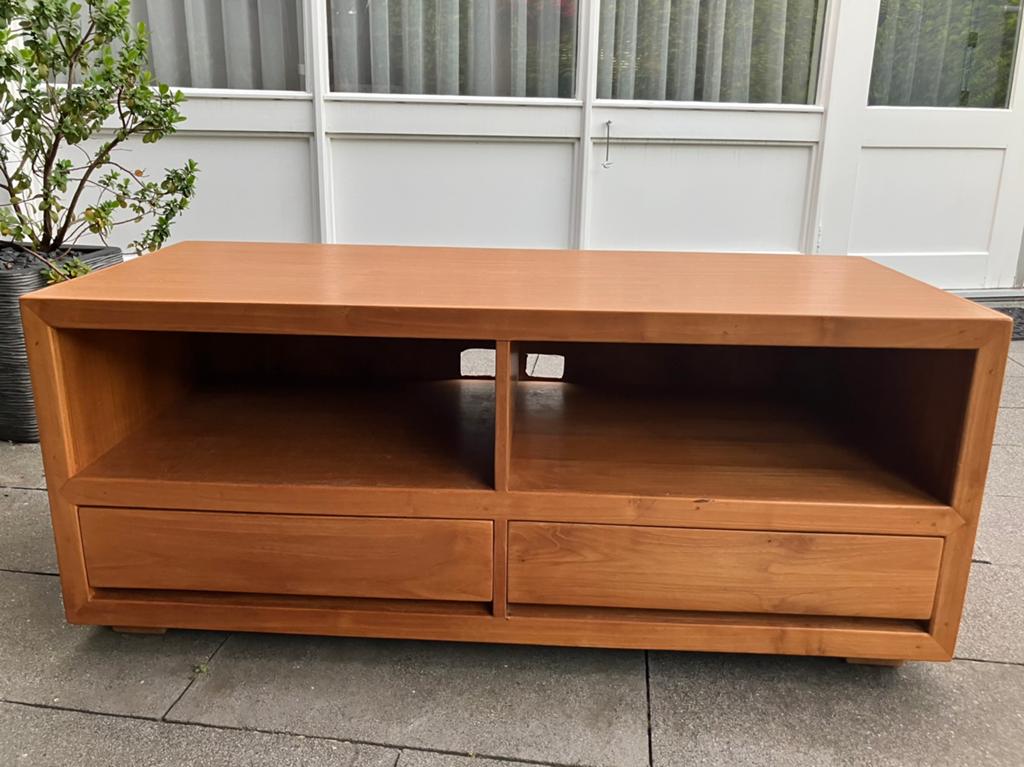 TV - Opbergmeubel, Huis en Inrichting, Ophalen, Gebruikt, 100 tot 150 cm, Minder dan 100 cm