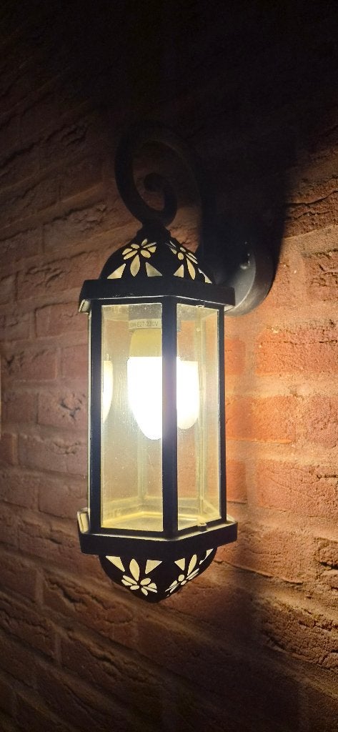 Buitenlamp, Ophalen, Kunststof, Gebruikt, Wandlamp