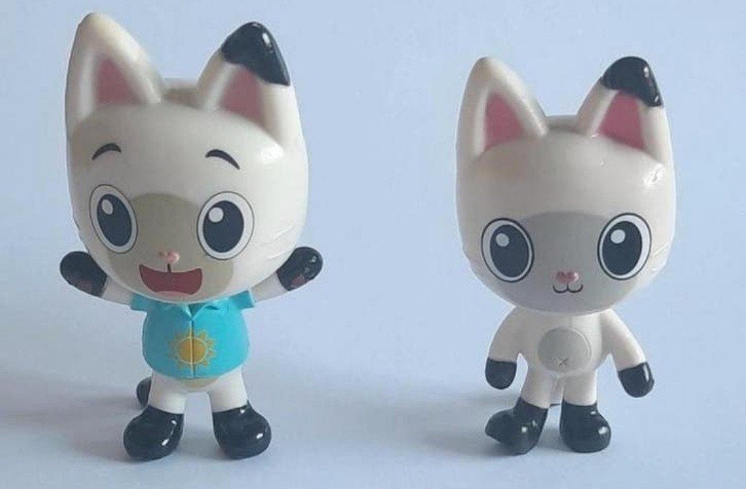 Gabby's Dollhouse 2x verschillende Pandy Paw figuurtjes, Verzamelen, Ophalen of Verzenden, Zo goed als nieuw