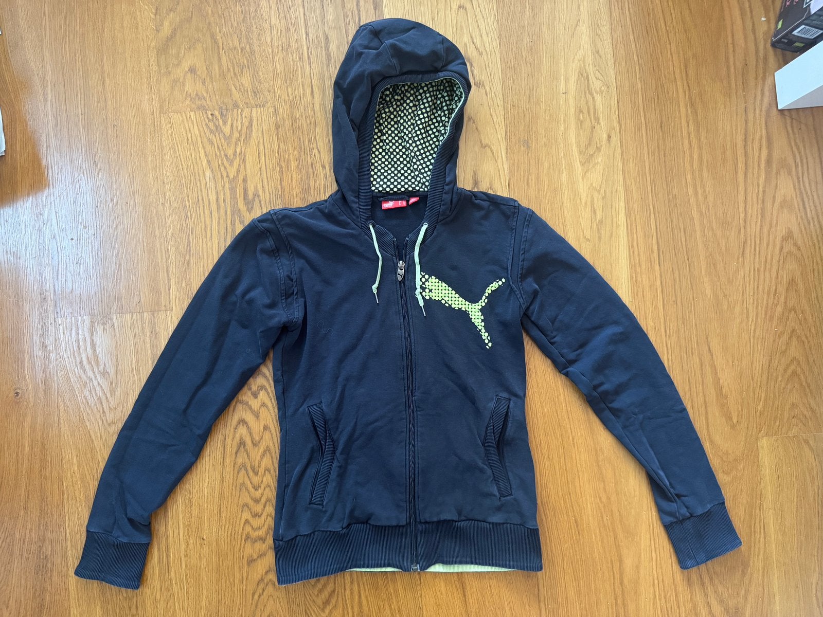 Vest van Puma met Capuchon - Maat M, Verzenden, Zo goed als nieuw, Maat 38/40 (M), Blauw