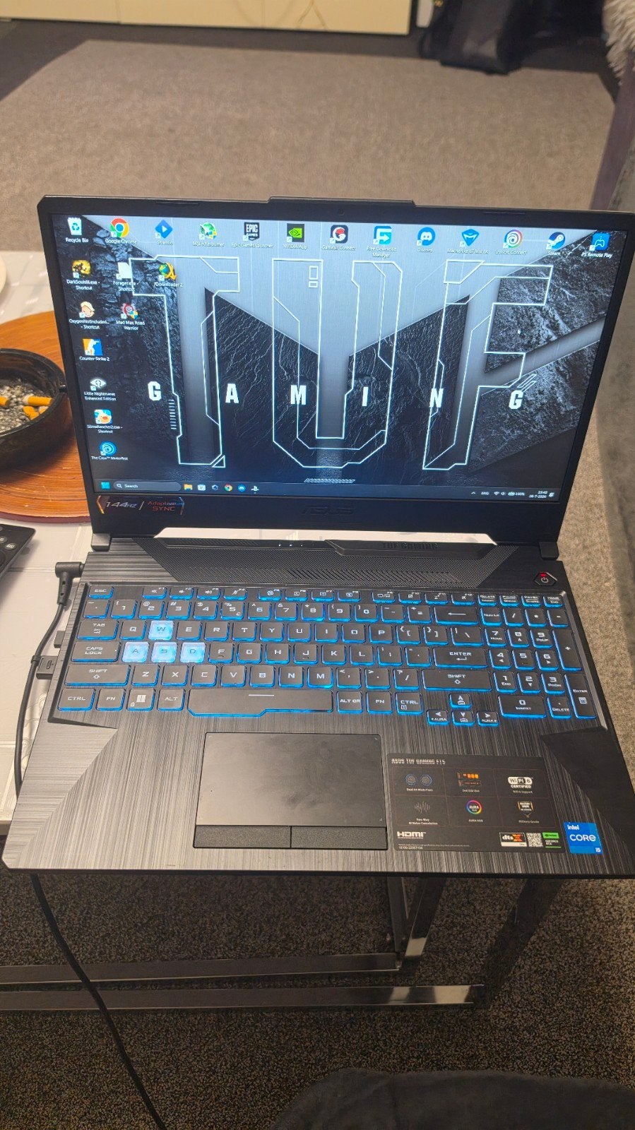 ASUS TUF Gaming F15 FX506HF - Krachtige Gaming Laptop, Computers en Software, Windows Laptops, Ophalen, Met videokaart, 2 tot 3 Ghz