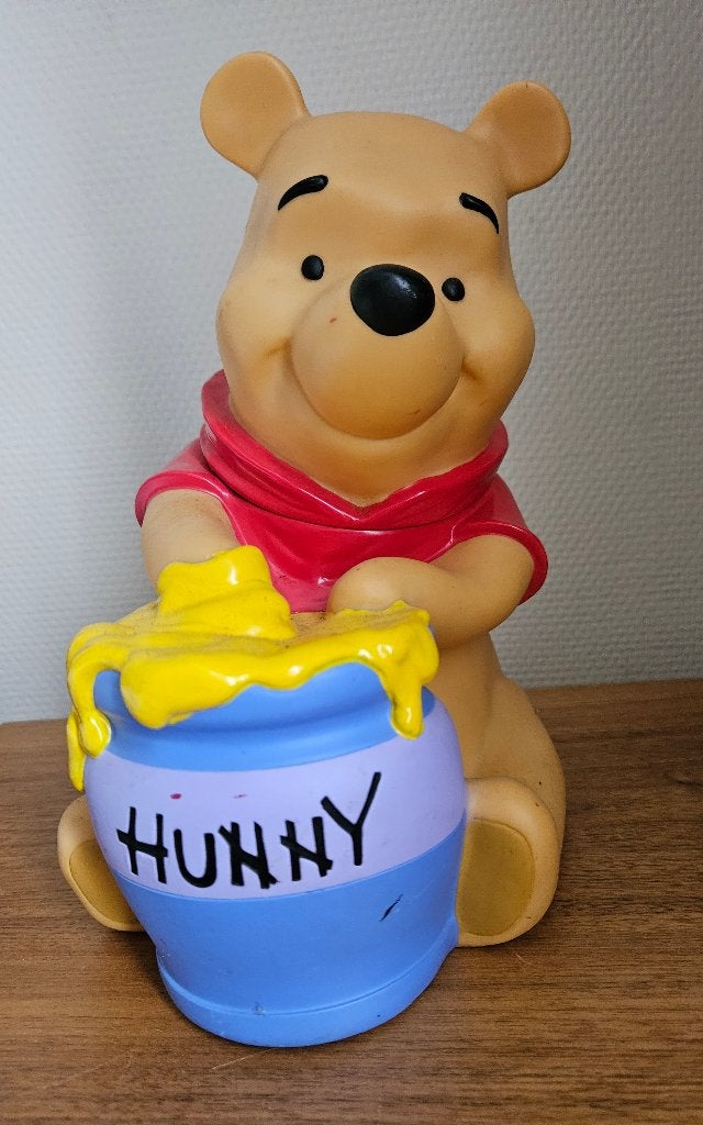 Winnie the Pooh koek-/snoeppot 28 cm, Ophalen of Verzenden, Winnie de Poeh of vrienden, Gebruikt, Beeldje of Figuurtje