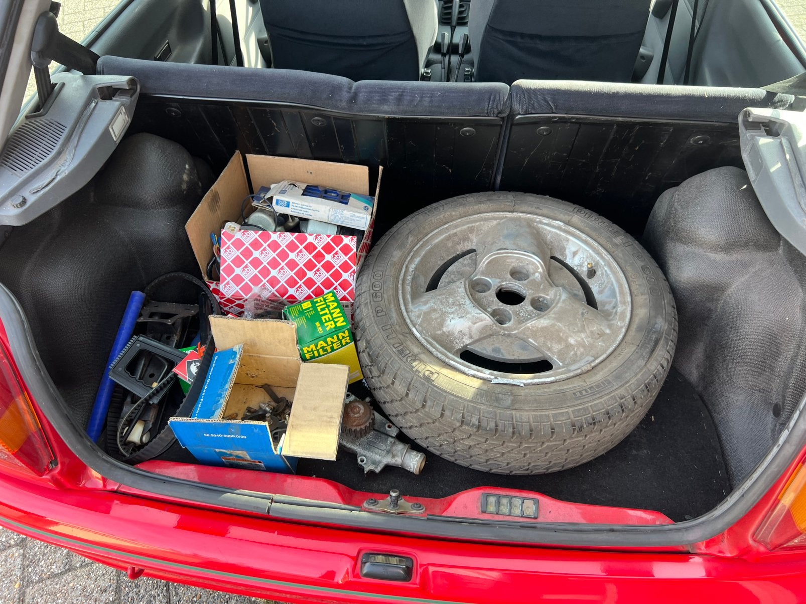 Ford Fiësta 1.6 RS Turbo 1991 Rood 54dKm zeldzaam, foto 9
