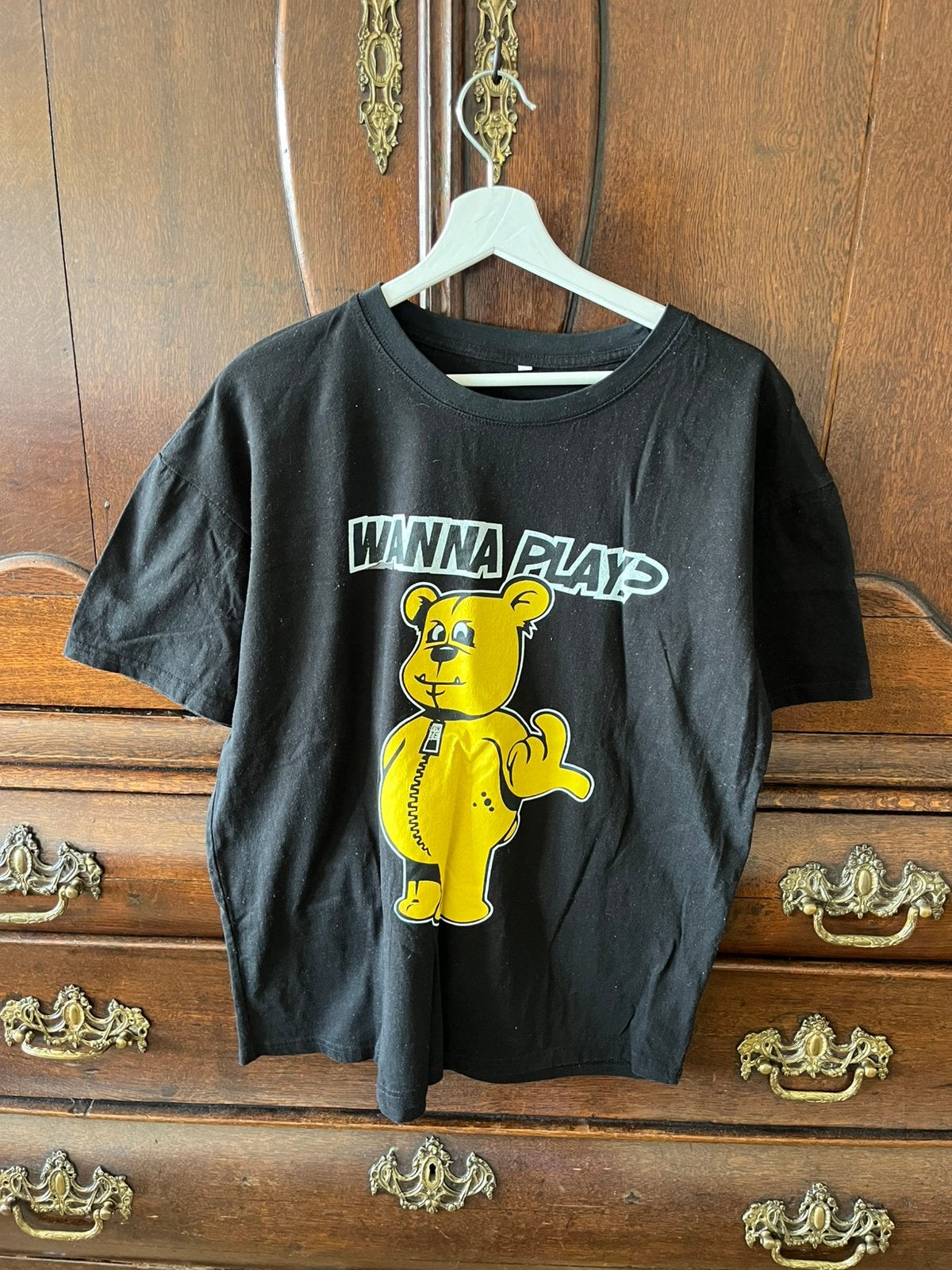 Dj paul wanna play vintage 90s vintage t-shirt, Ophalen of Verzenden, Zo goed als nieuw, Maat 56/58 (XL)