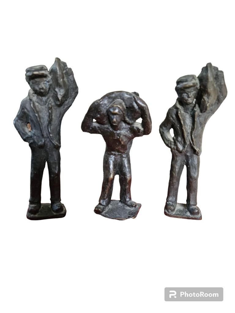 Bronze beelden Richco en De Swaen, Ophalen of Verzenden